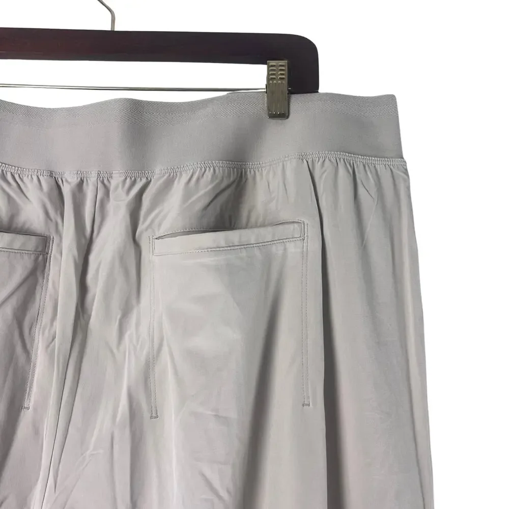 NWT Athleta Brooklyn Heights Pants Wide Leg Stretch Tan Cream Size 20 - Picture 10 of 12